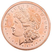 USA Morgan .999 Fine Copper 2 oz. Medallion
