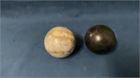 Two Marble Balls