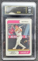 2023 Topps Mike Trout Graded Card