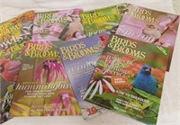C6) Birds and Blooms, 8 mags