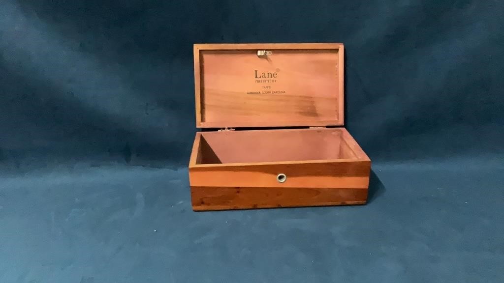 Lane Cedar Box Made for Tapp Department Store