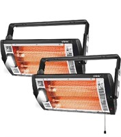 Shinic 2 Packs Electric Garage Heaters, 1500W/750W