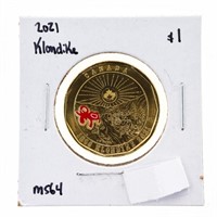 RCM 2021 KLONDIKE Canada Special Issue Dollar Coin