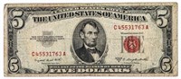 USA 1953B 5 Dollars