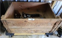 SLIP IN JACKS, TOWING PARTS IN WOODEN CRATE,