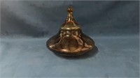 Amber Circus Tent Top MCM Candy Dish