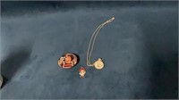 Vintage Lot of Jewelry- Charlie Brown, Raggy