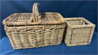 Picknick Basket and small basket