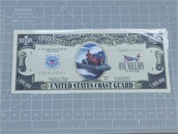 US Coast Guard Novelty Banknote