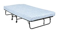 Signature Sleep, Folding Metal Guest Bed Frame wit