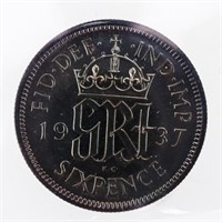 Great Britain 1937 6 Pence ICCS MS66