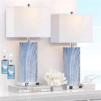 PARTPHONER Touch Control Table Lamps with White Fa