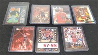 7 Michael Jordan Basketball Cards