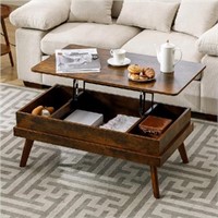 Forevich Lift Top Coffee Table Cabinet Fully Assem