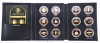 Ancient Egypt Coin Collection With 24K Gold Platin