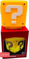 Lot of 2 Super Bros-Mini Question Block Night Ligh