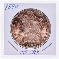 USA 1890 SIlverMorgan Dollar  MS64