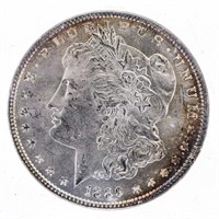USA 1889 Silver Morgan Dollar MS64 ICCS1