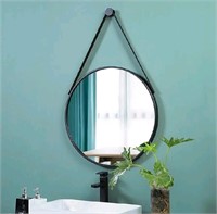 Round HD Glass Wall Large Mirror with Hanging Chai