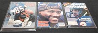 3 Walter Payton Magazines