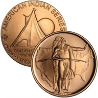 American Indian - .999 Fine Pure Copper 1oz.