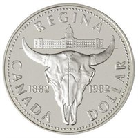 RCM Canada 1882-1982 Regina Silver Dollar - Black