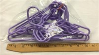 C4) 7” SMALL PURPLE HANGERS, PERFECT FOR DOLL