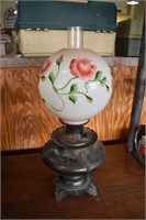 Antique Victorian 1888 Royal Parlor Oil Lamp