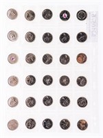 Collection of 30 Canada 25 Cents Coins