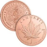 Canada Silver Shield .999 Fine Pure Copper (1oz.)