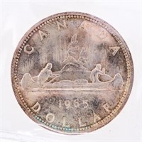 1965 Canada Silver Dollar MS62 ICCS