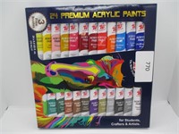 TBC Premium 12ml Acrylic Paints - 24 Colours