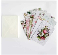 Anna Griffin Floral Pattern Vellum Cards/Envelopes