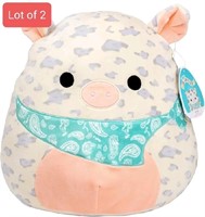 Lot of 2 - Squishmallow 12" Rosie The Pig - Easter