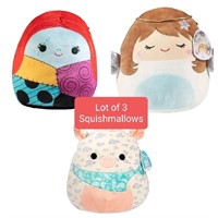 Lot of 3 Squishmallows - 12" Nicky The Christmas A