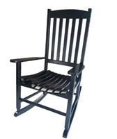 BLACK WOOD ROCKING CHAIR $129