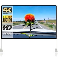 $110 120” Projector Screen with Stand