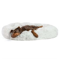 Donut Shag Fur Dog & Cat Bed  XL 45x45
