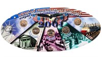 Americas Commemorative Quarters Display w/ Easel B