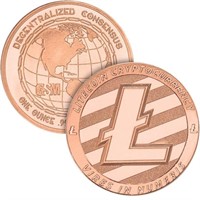 LITE Crypto Currency .999 Fine Copper (1 oz.)