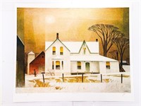 A.J. Casson 1898-1992 Group of Seven -Litho -"Win