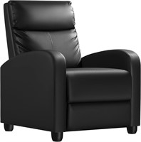 Homall Recliner Chair  PU Leather  Black