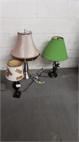 Lot of 3 Table Lamps