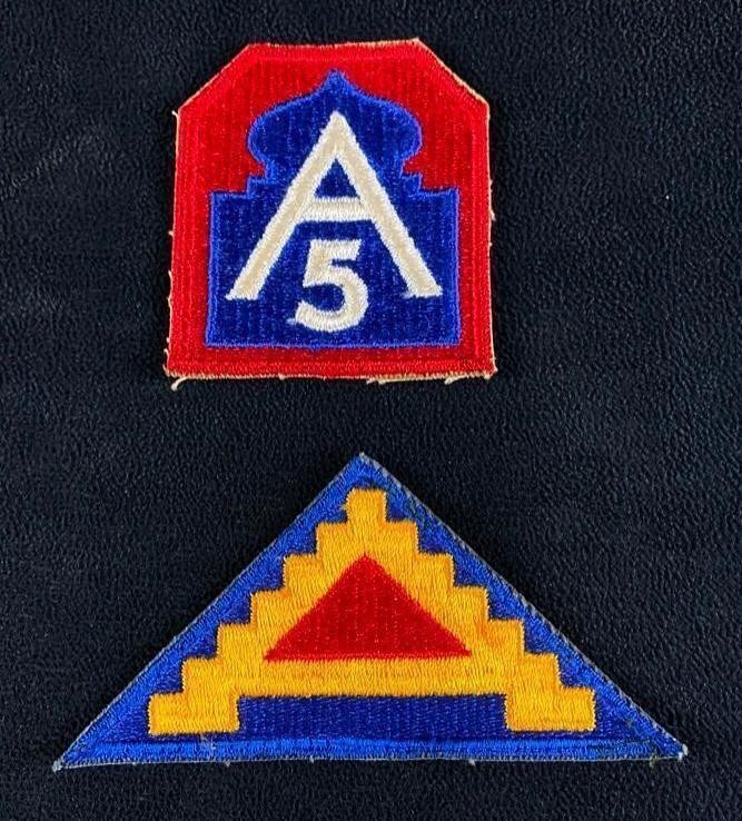 Two WWII Army Patches