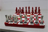 Porcelain Chess Set 17x17
