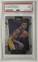 2015-16 Select #62 D'Angelo Russell RC PSA 9!