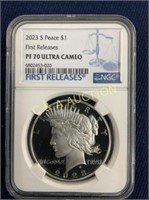 2023 S PF70 ULTRA CAMEO PEACE 1ST RELEASE