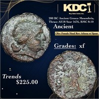 200 BC Ancient Greece Mesembria, Thrace AE18 Ancie