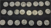 23 ALL DIFFERENT DATES KENNEDY HALF DOLLARS