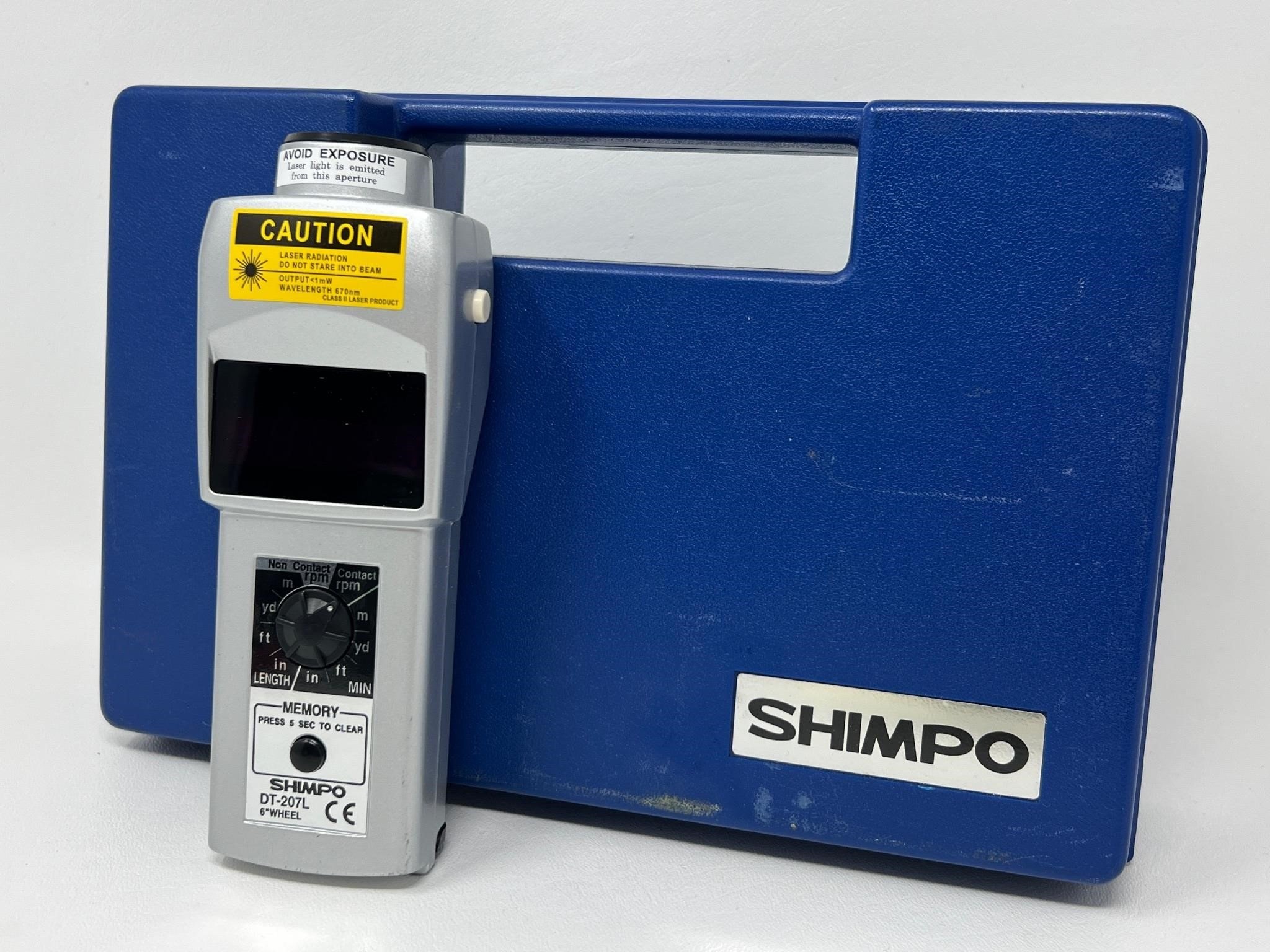 Shimpo DT-207L 6" Digital Tachometer LED